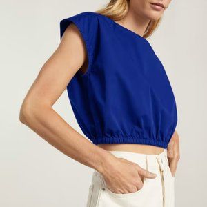 NWOT Everlane Bubble Top in Cobalt